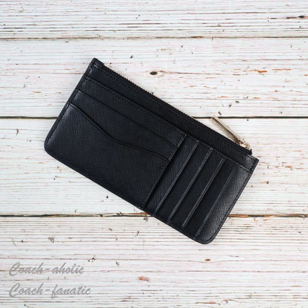 NWT Kate Spade Staci Large Leather Slim Card Holder Wallet in Black - Picture 6 of 9